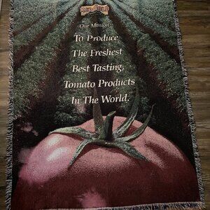 Red Gold Blanket - 55" x 44" - 100% Polyester